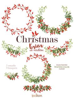 236x314 139 Best Christmas Watercolor Clipart Images