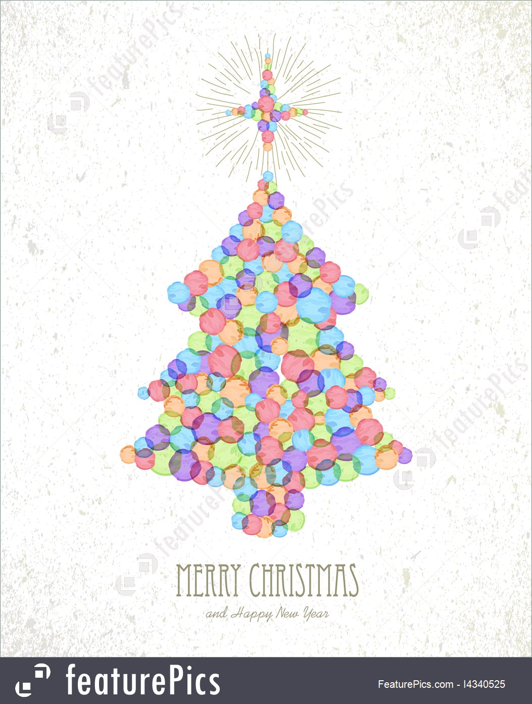 1053x1392 Merry Christmas Watercolor Tree Card Background