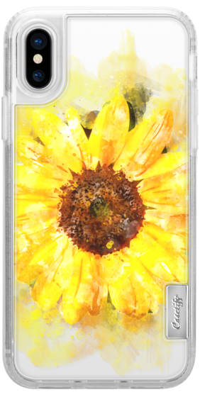 282x560 Sunflower Watercolor Floral Yellow Flower Casetify