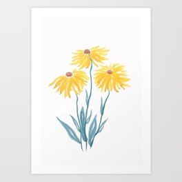 264x264 Watercolor Flower Art Prints Society6