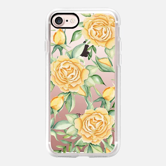 560x560 Floral Iphone 7 Amp 7 Plus Case Watercolor Yellow Roses By