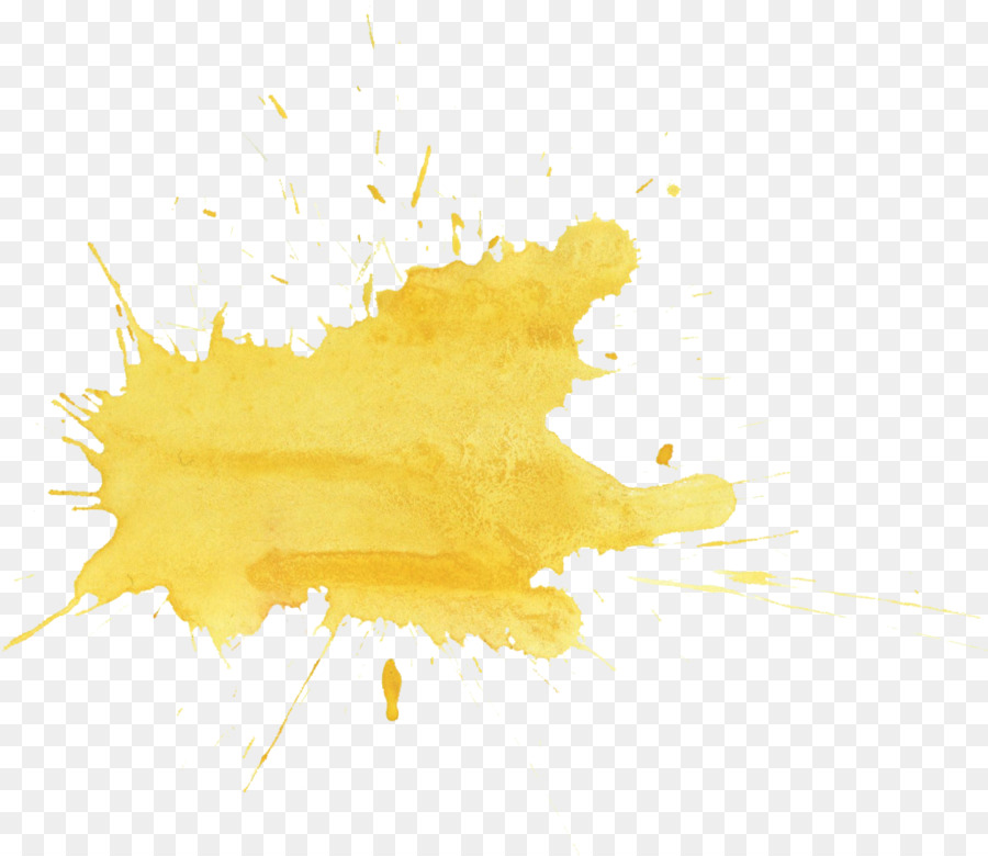 900x780 Watercolor Painting Yellow Desktop Wallpaper