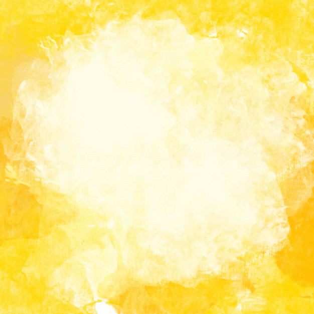 626x626 Yellow Watercolor Background Vector Free Download