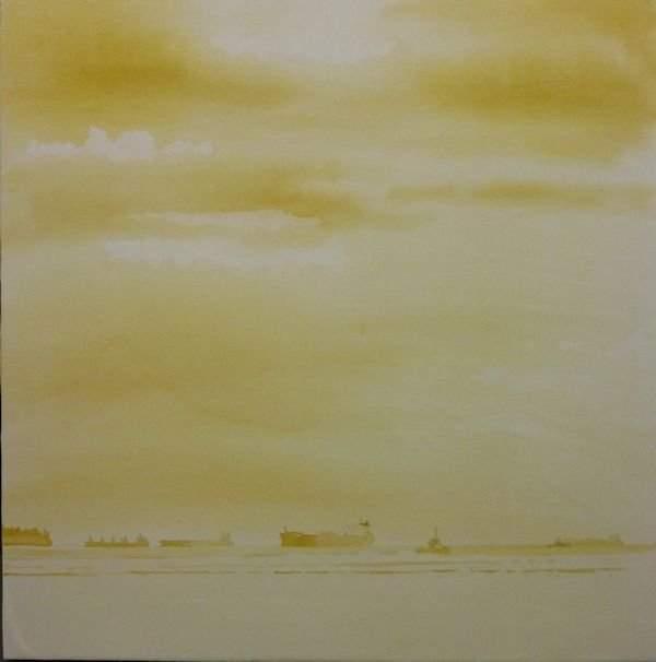 600x606 How To Paint Sea And Clouds In Watercolor Try A Layering Technique