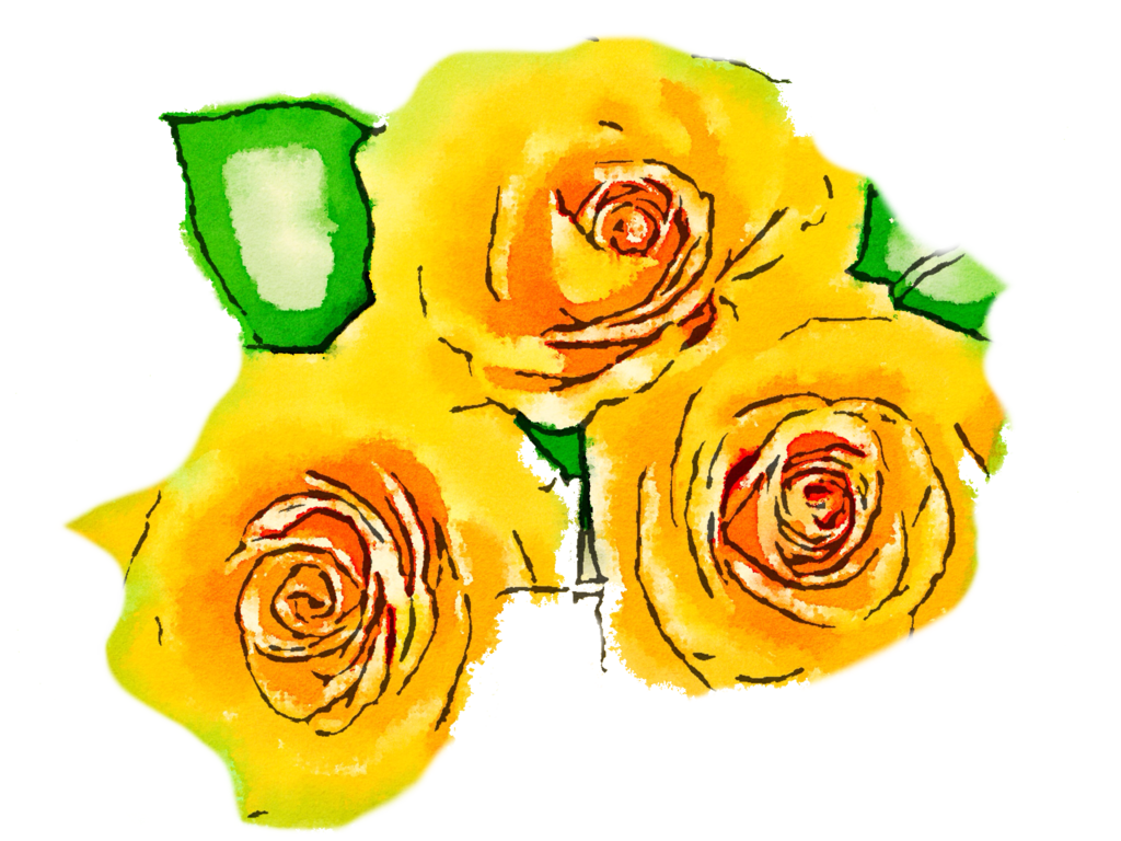 1024x768 Free Downloadable Watercolor Flower Png Royalty Free Library