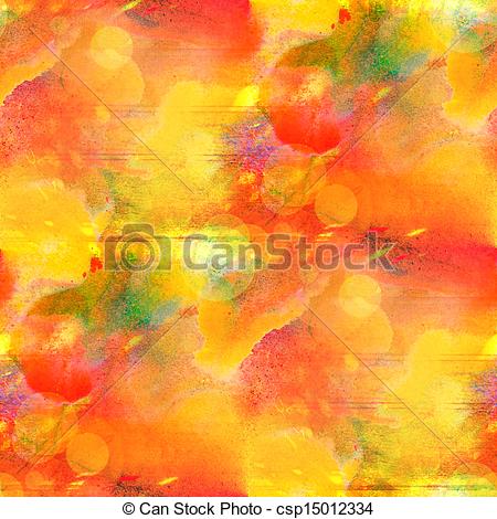 450x470 Sunlight Seamless Abstract Art Yellow, Red Texture Watercolor