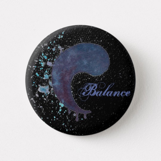 540x540 Watercolor Yin Yang