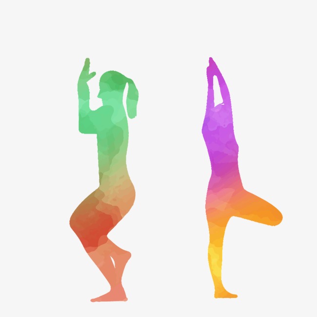 650x650 Standing Yoga, Yoga Vector, Yoga, Watercolor Yoga Silhouette Png