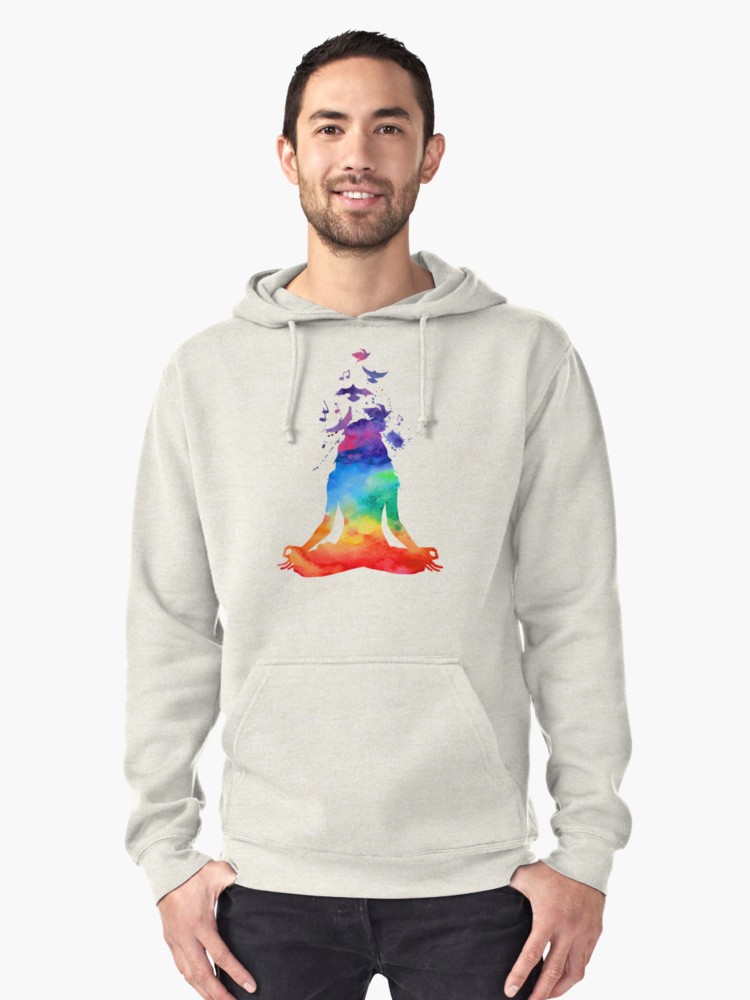750x1000 Yoga Watercolor Classic T Shirt By Awesomeprints Redbubble