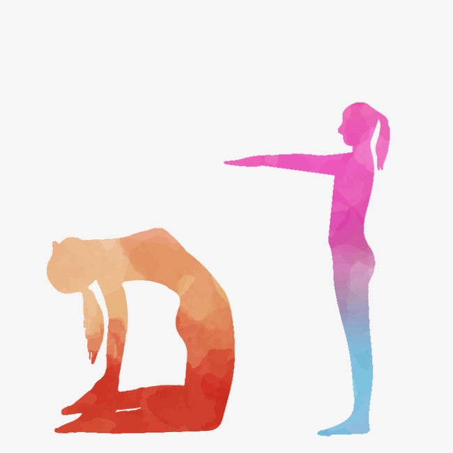 650x650 Yoga Station, Yoga, Watercolor Yoga Silhouette, Yoga Poses Png And