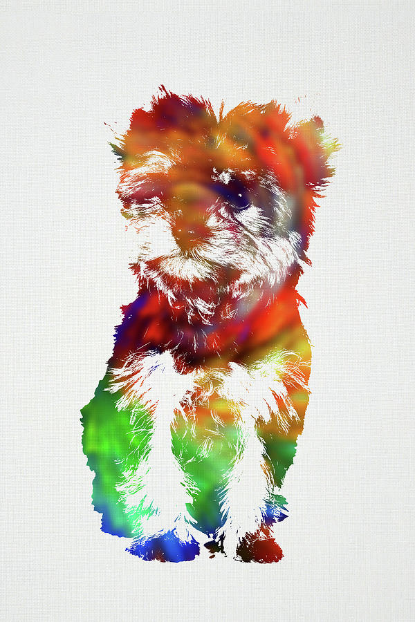 600x900 Yorkie Dog Wild Animals Of The World Watercolor Series On White