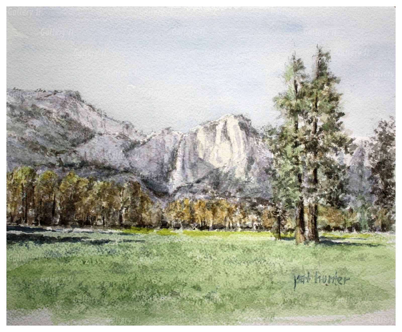 1600x1322 Yosemite Falls (Original Painting) Gallery Ii Fresno