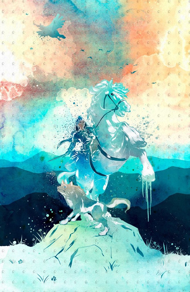 668x1024 Zelda Breath Of The Wild Watercolor Poster Penelopeloveprints
