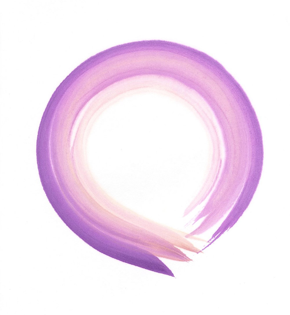 1000x1085 Watercolor Zen Enso Circles Fine Art Janine Ibbotson