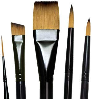 298x320 Royal Amp Langnickel Zen 5 Piece All Media Angular Paint