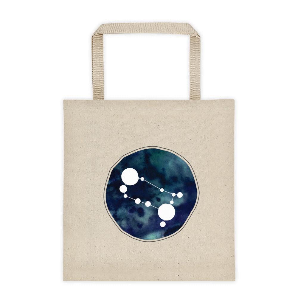 1000x1000 Gemini Zodiac Watercolor Tote Bag Paperfinch Design